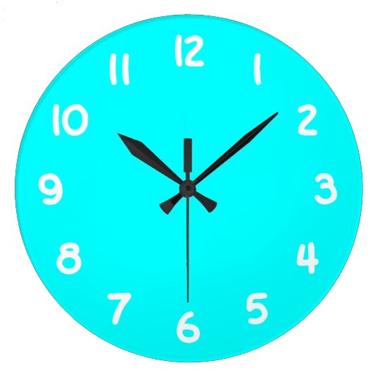 Aqua Wall Clock