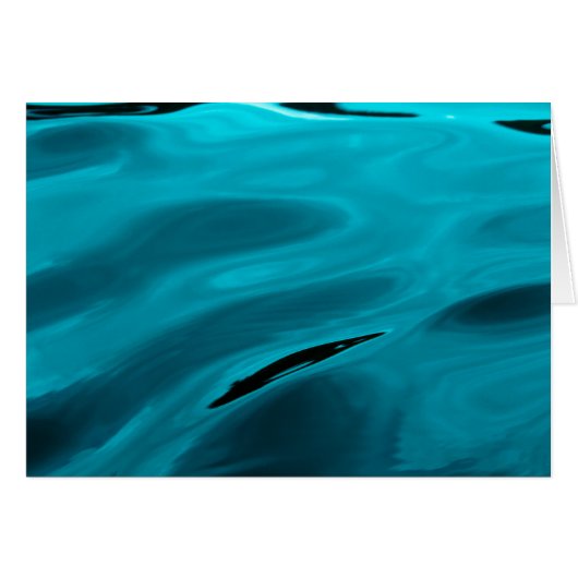 Aqua Water Ripple Cards (Front Horizontal)