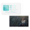 Aqua Watercolor Logo & Photo Social Media