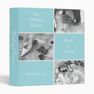 Aqua Wedding Planner Binder