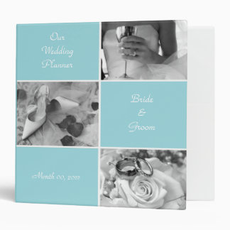 Aqua Wedding Planning Binder