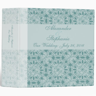 Aqua/White Wedding Planner/ Photo Album Binder