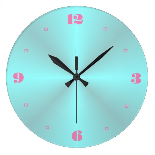 Plain Blank Numbered Clock to Design Your Own, DIY | Zazzle.com