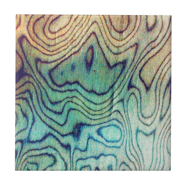 Aqua Wood Tile (Front)