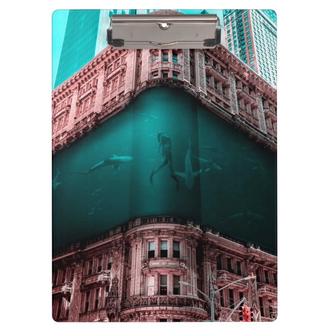 AquaBuilding |Colorful Aquarium Clipboard (Front)