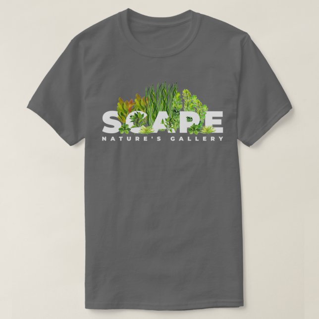 Aquacsaping Fish Keepers Aquascape T-Shirt (Design Front)