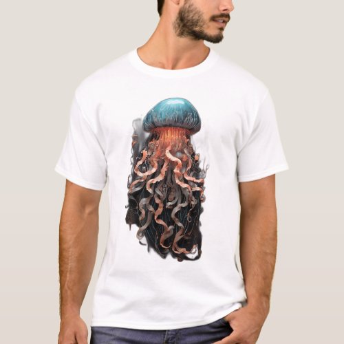 AquaDreams Dive into Enchantment with Unique Jell T_Shirt