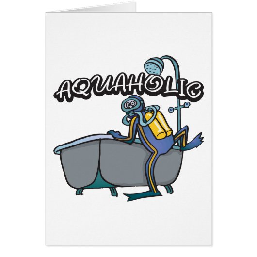Aquaholic SCUBA Cards (Front)