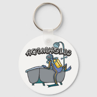 Aquaholic SCUBA Keychain