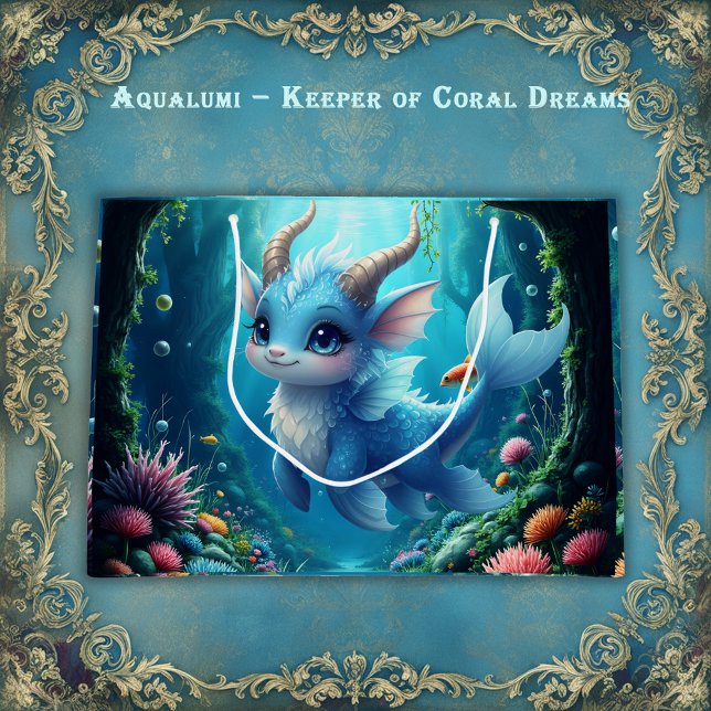 Aqualumi – Keeper of Coral Dreams.  Large Gift Bag (Creator Uploaded)