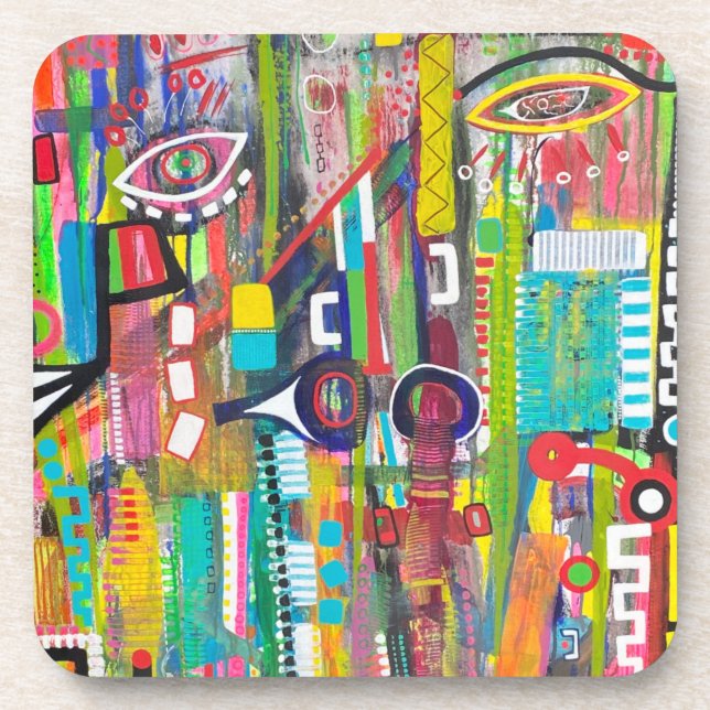Aqualung Set of 6 Coasters (Front)