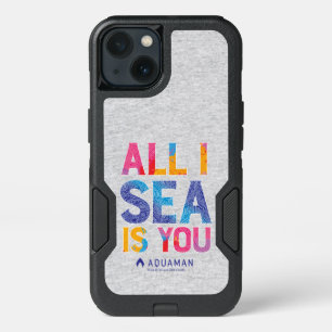 Aquaman "All I Sea Is You" Colorful Paisley iPhone 13 Case