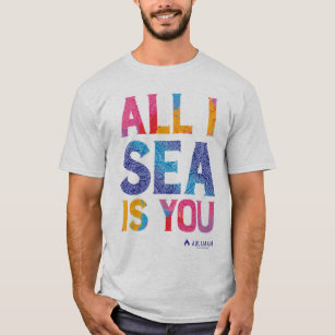 Aquaman   "All I Sea Is You" Colorful Paisley T-Shirt