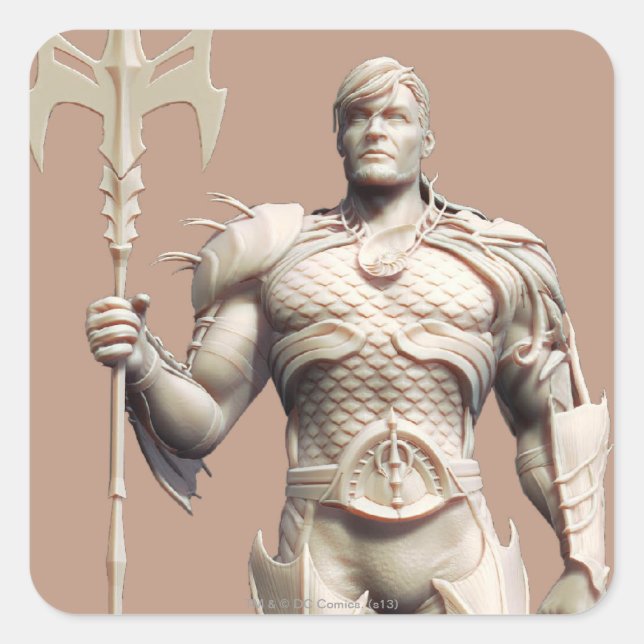 Aquaman Alternate Square Sticker (Front)