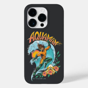 Aquaman and Trident Rising Surf Graphic Case-Mate iPhone 14 Pro Case