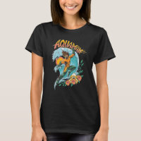 Aquaman and Trident Rising Surf Graphic