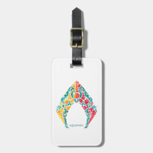 Aquaman Aquaman & Mera Themed Seashell Logo Luggage Tag
