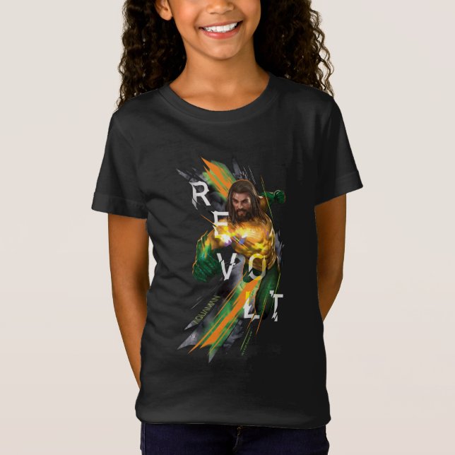 Aquaman | Aquaman "Revolt" Refracted Graphic T-Shirt (Front)