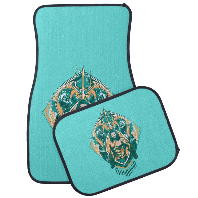 Aquaman | Aquaman & Trenchers Graphic Car Floor Mat (Set)
