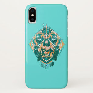 Aquaman Aquaman & Trenchers Graphic iPhone X Case
