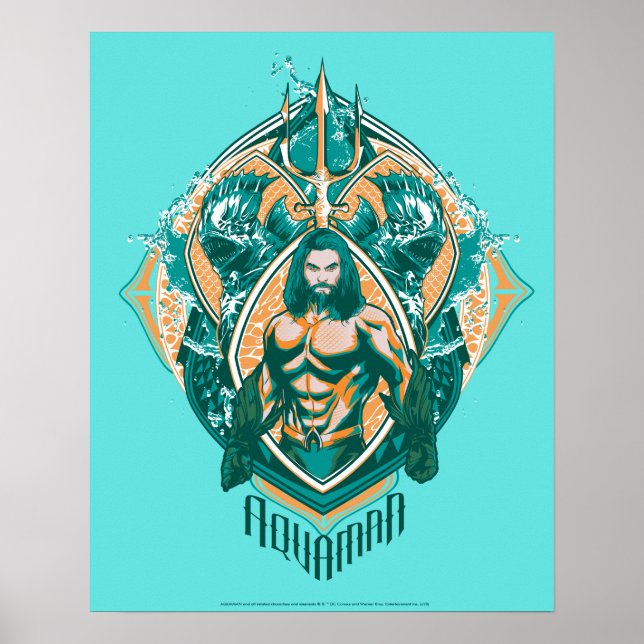 Aquaman | Aquaman & Trenchers Graphic Poster (Front)