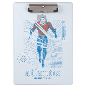 Aquaman - Atlantis Surf Club Clipboard