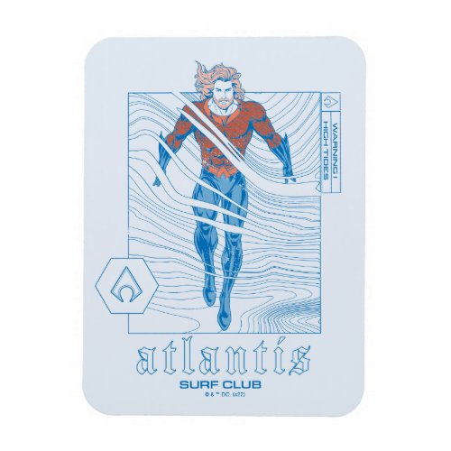 Aquaman _ Atlantis Surf Club Magnet