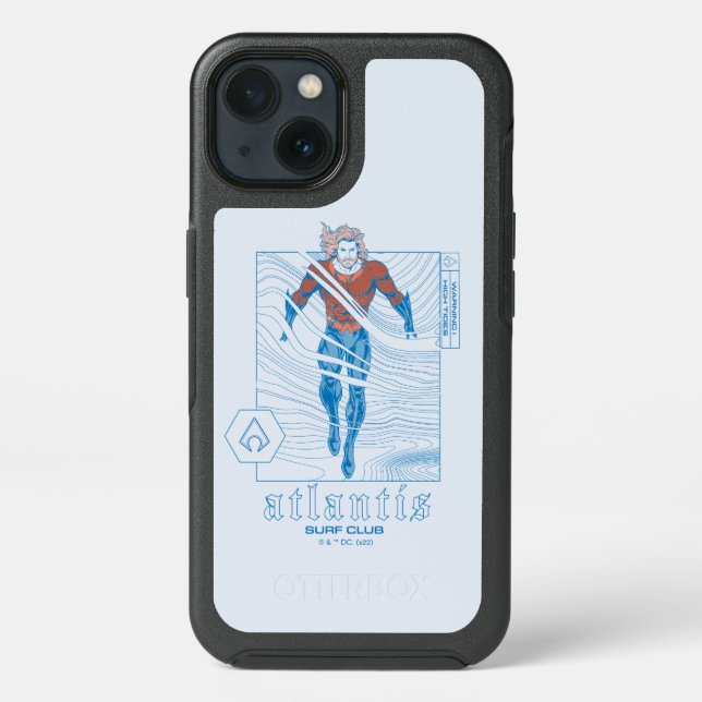 Aquaman - Atlantis Surf Club Otterbox iPhone Case (Back)