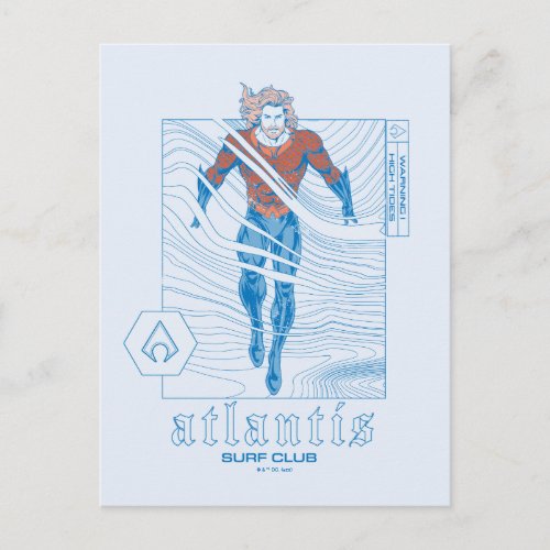 Aquaman _ Atlantis Surf Club Postcard