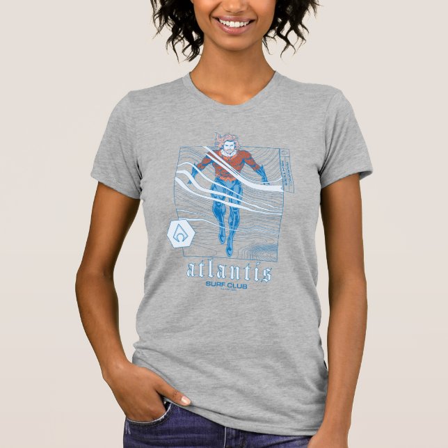 Aquaman - Atlantis Surf Club T-Shirt (Front)