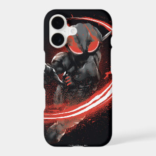 Aquaman Black Manta Red Swipe Graphic iPhone 17 Case