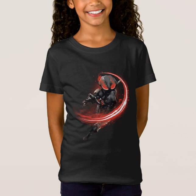 Aquaman | Black Manta Red Swipe Graphic T-Shirt (Front)