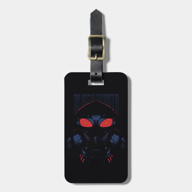 Aquaman | Black Manta Shadowy Graphic Luggage Tag (Front Vertical)