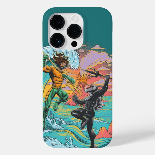 Aquaman & Black Manta Tidal Wave Case-Mate iPhone Case (Back)