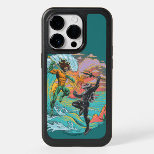 Aquaman & Black Manta Tidal Wave OtterBox iPhone 14 Pro Case