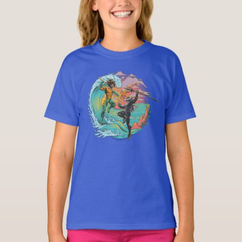 Aquaman  Black Manta Tidal Wave T_Shirt