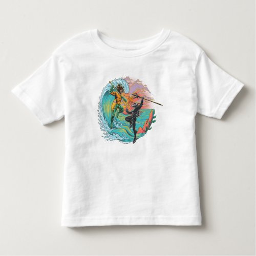 Aquaman  Black Manta Tidal Wave Toddler T_shirt