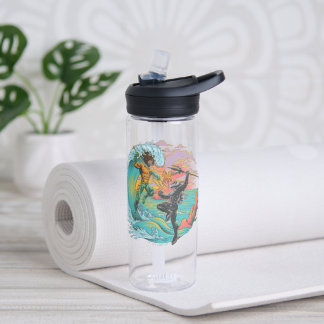 Aquaman & Black Manta Tidal Wave Water Bottle