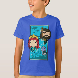 Aquaman   Chibi Mera & Aquaman Undersea Graphic T-Shirt