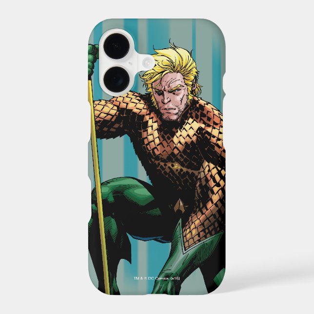 Aquaman Crouching 2 Iphone Case (Back)