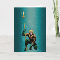 Aquaman Crouching Card