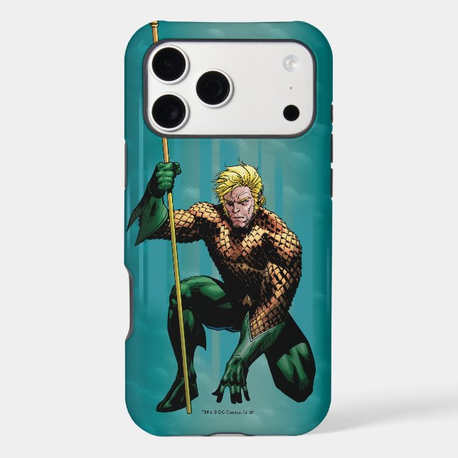 Aquaman Crouching Case-Mate iPhone Case (Back)