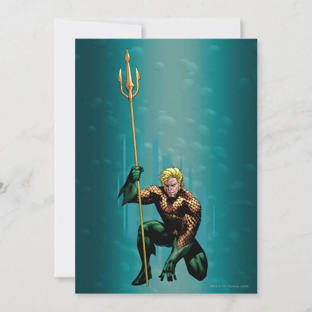 Aquaman Crouching Invitation (Front)