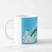 Aquaman Dashes Thru Water Coffee Mug (Left)