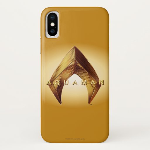 Aquaman | Golden Aquaman Logo iPhone X Case