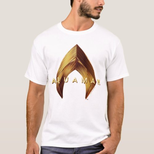 Aquaman  Golden Aquaman Logo T_Shirt