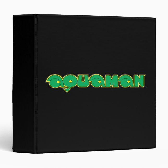 Aquaman Green Logo Binder (Front/Spine)