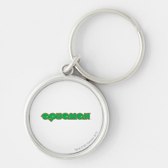 Aquaman Green Logo Keychain (Front)