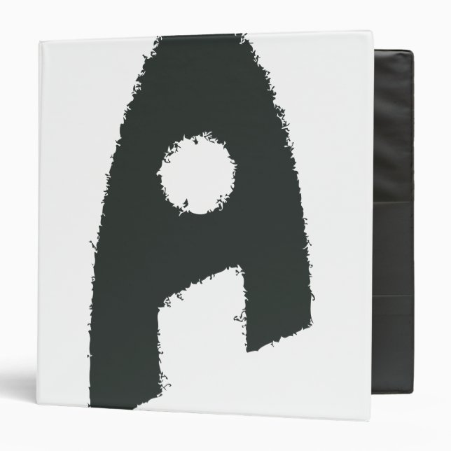 Aquaman Grunge 'A' 3 Ring Binder (Front/Inside)