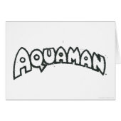 Aquaman Grunge Black Logo 2 (Front Horizontal)